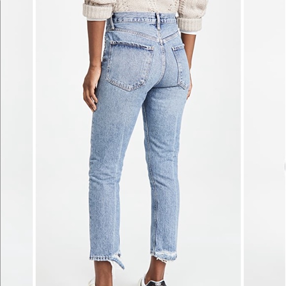 AGOLDE Riley Jeans - high rise, crop - Picture 2 of 5